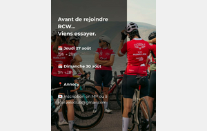 Entrainement RCW - tous groupes
