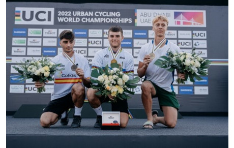 Robin Berchiatti champion du monde de trial en juniors hommes 20’’ 