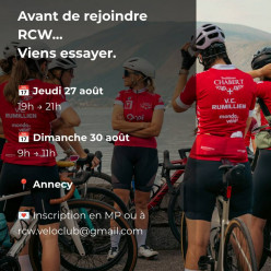 Entrainement RCW - tous groupes